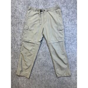Pacific Trail Convertible Cargo Pants Mens 38x32 Khaki Zip Off Hiking